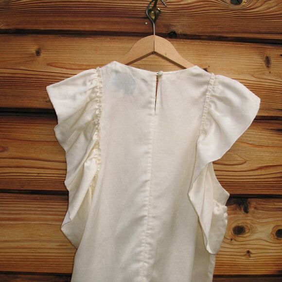 3.1 Phillip Lim Silk Blend Ruffle Blouse Top - Picture 5 of 7